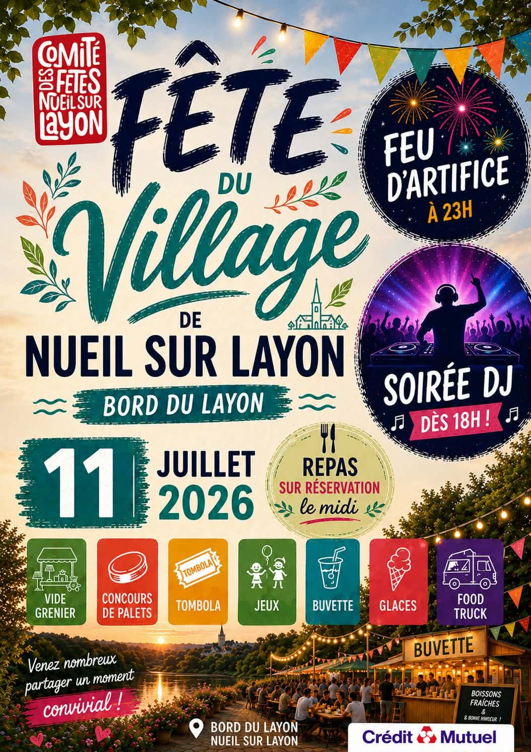 Nueil en fête revient le samedi 11 juillet à Nueil-sur-Layon | Comité des fêtes de Nueil-sur-Layon