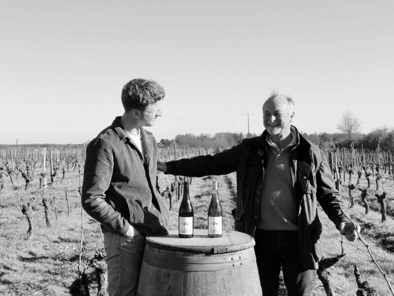 Armand Sarger, a rejoint son père Étienne au Domaine de la Cottière afin de développer la vente directe et une nouvelle gamme de vins | Domaine de la Cottière