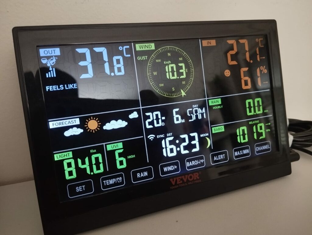 Une station météo de Nueil-sur-Layon a enregistre 37,8 °C ce samedi 20 juin 2026 à 16h23, alors que la canicule se renforce sur le Maine-et-Loire. | La Lyssoise - KÉVIN NICOULEAUD