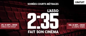 L’association 2:35, l’asso ciné proposera plusieurs séances gratuites consacrées aux courts métrages en septembre. | L'association 2:35
